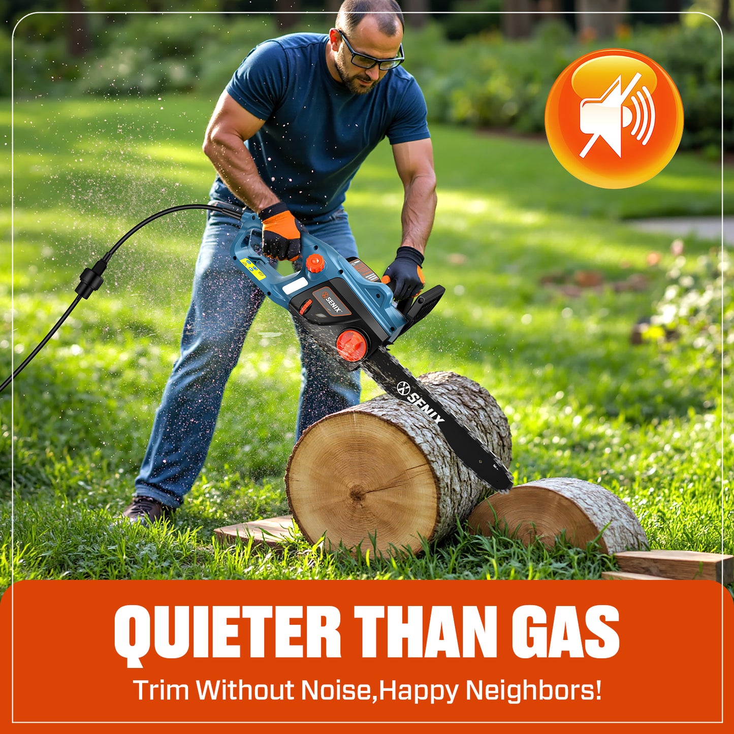 15 Amp 18" Corded Electric Chainsaw