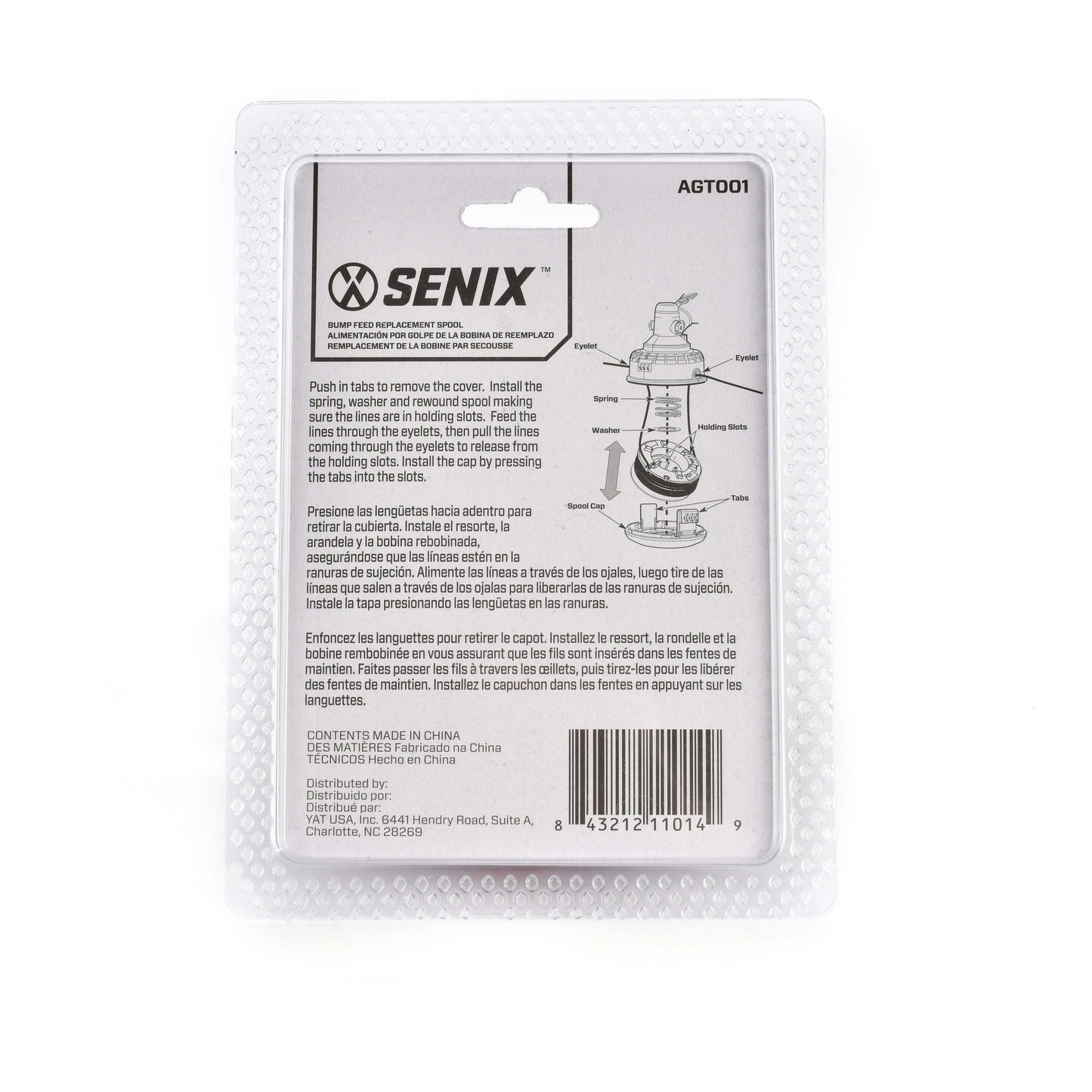 10 ft Spooled String Trimmer Line for Gas Powered 4QL® String Trimmers | Parts And Accessories | SENIX Tools