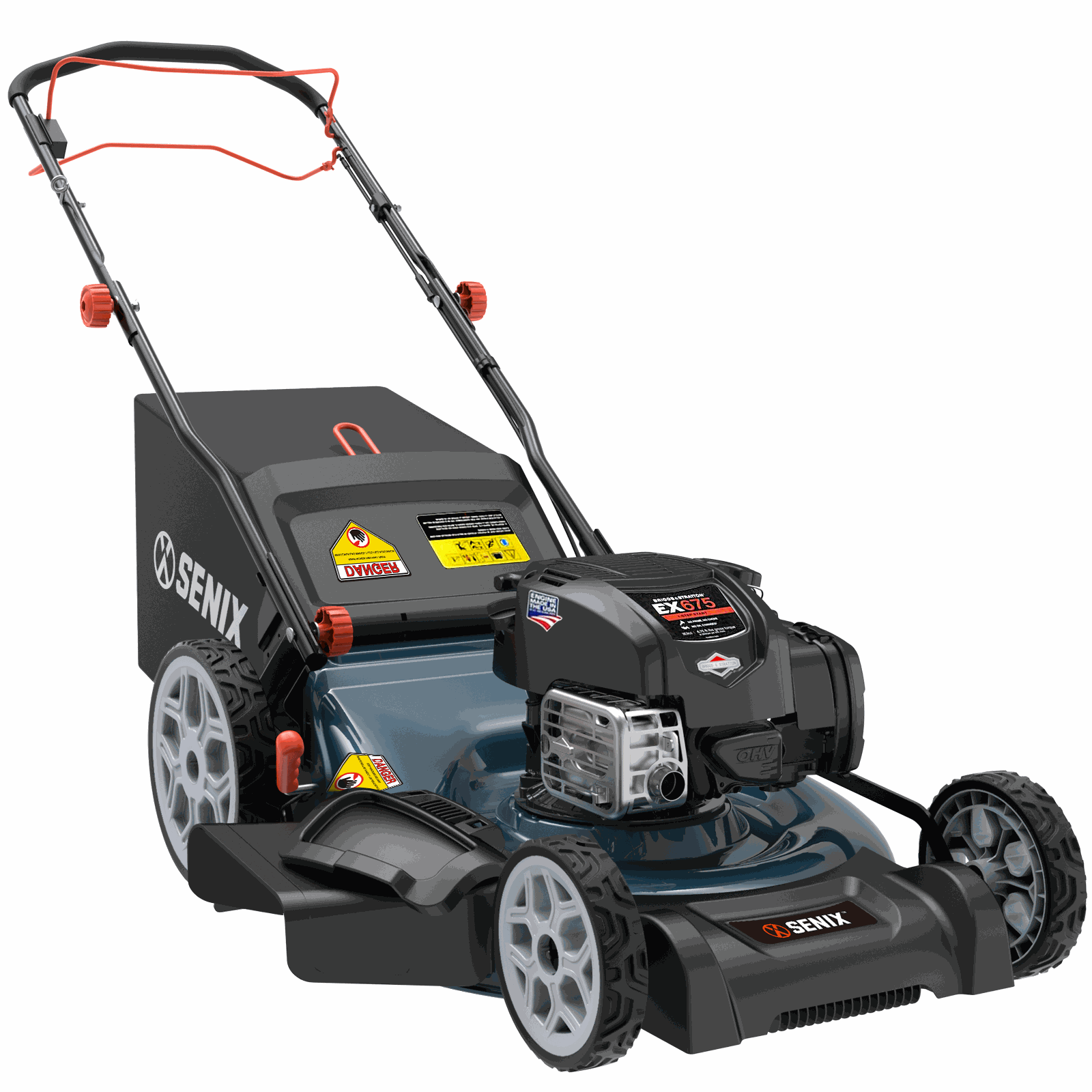 SENIX 22" 163cc Briggs & Stratton Engine Gas Self-Propelled Lawn Mower | SENIX Tools