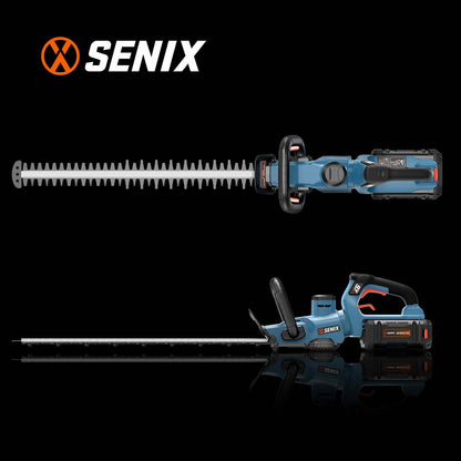 X6 60V Max* 26" Cordless Hedge Trimmer, Brushless (3.0 Ah Battery & Ch | Hedge Trimmers | SENIX Tools