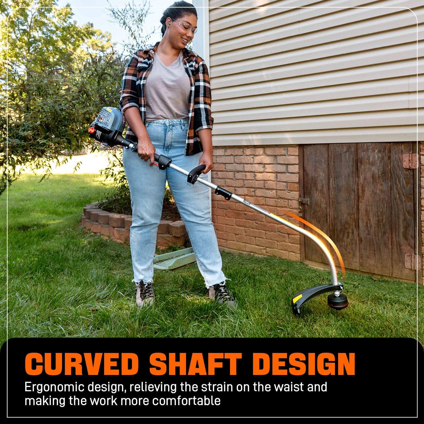 4QL® 26.5cc 4-Cycle 17" Gas String Trimmer, Attachment Capable