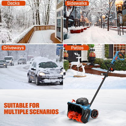 X6 60V Max* 15" Cordless Snow Shovel, Brushless (6.0 Ah Battery & Charger Included)