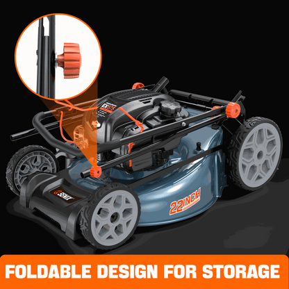 SENIX 22" 163cc Briggs & Stratton Engine Gas Self-Propelled Lawn Mower | SENIX Tools