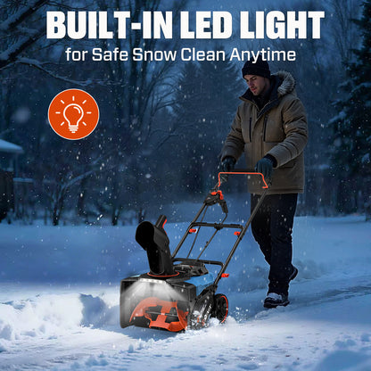 2X2 40V Max* 18" Dual Battery Cordless Snow Blower, Brushless (2 5.0 Ah Batteries & Charger Included)