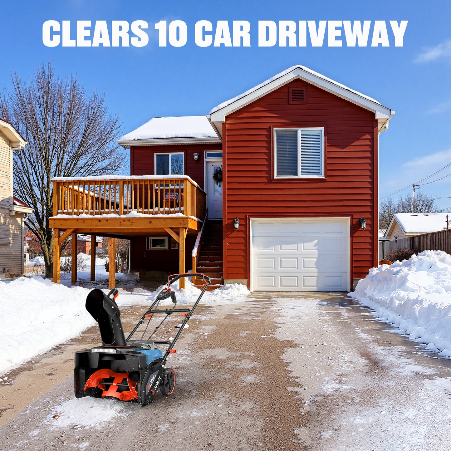 2X2 40V Max* 18" Dual Battery Cordless Snow Blower, Brushless (2 5.0 Ah Batteries & Charger Included)