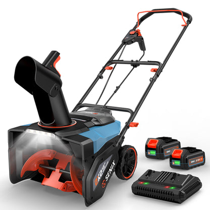 2X2 40V Max* 18" Dual Battery Cordless Snow Blower, Brushless (2 5.0 Ah Batteries & Charger Included)