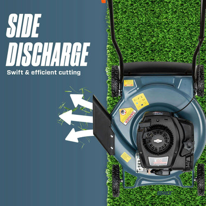 20-Inch Gas Lawn Mower with 125cc 4-Cycle Briggs & Stratton Engine | Side Discharge | LSPG-L2 | SENIX