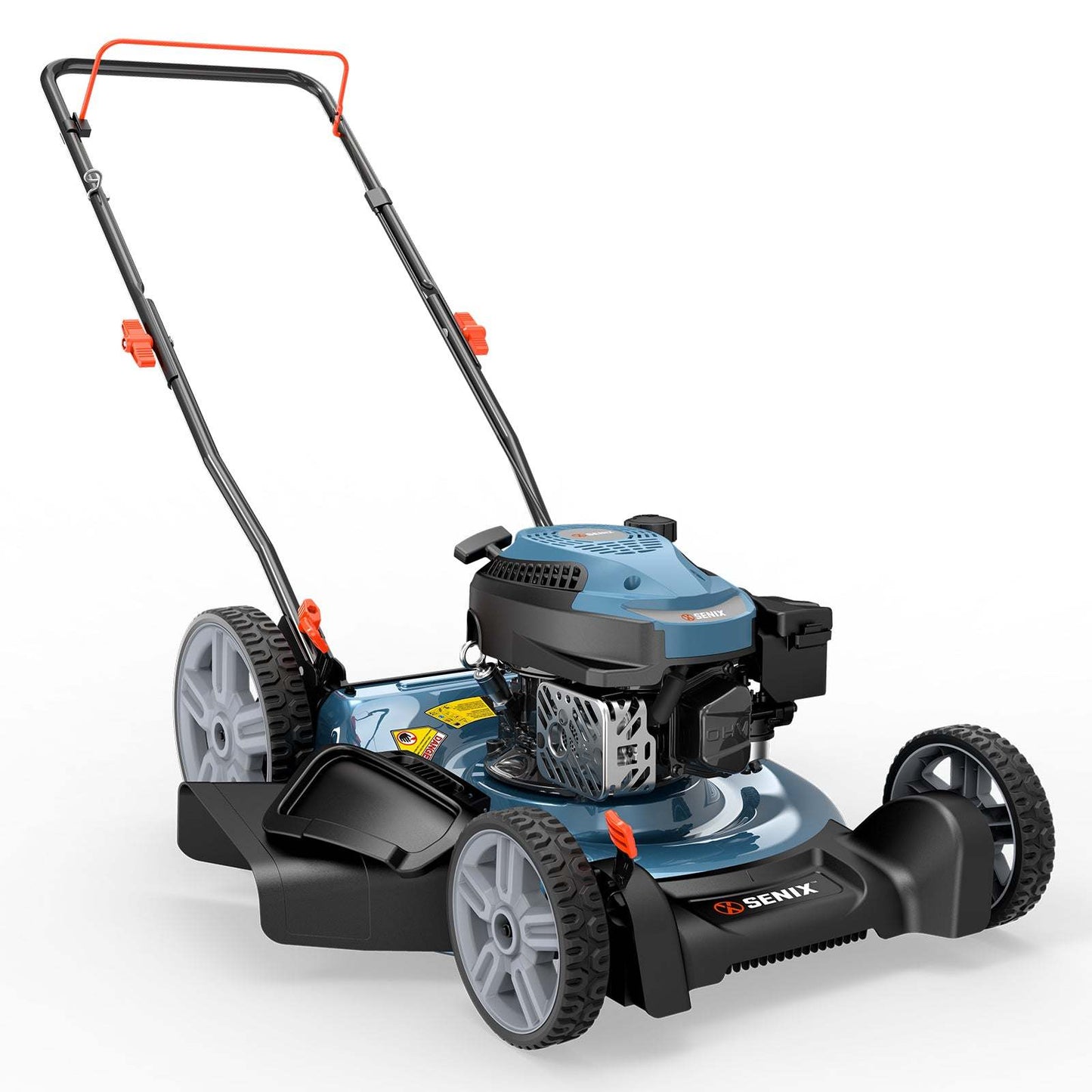 SENIX 21" 144cc 4-Cycle Gas Push Lawn Mower with Side-Discharge | SENIX Tools