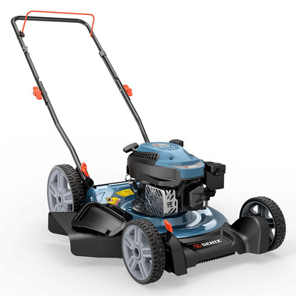 SENIX 21" 144cc 4-Cycle Gas Push Lawn Mower with Side-Discharge | SENIX Tools