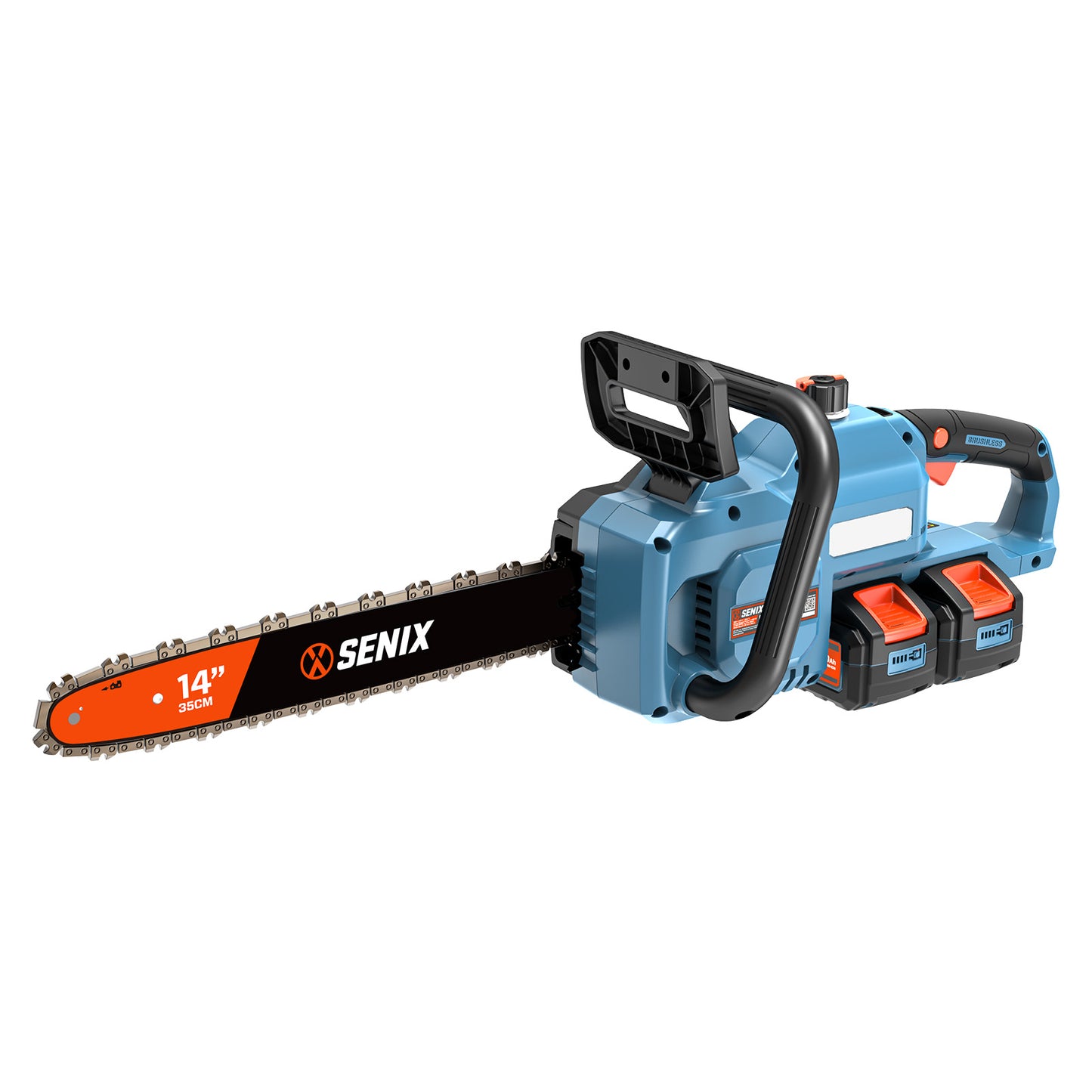 2X2 40V Max* 14" Cordless Chainsaw, Brushless (2 4.0 Ah Batteries & Charger Included)