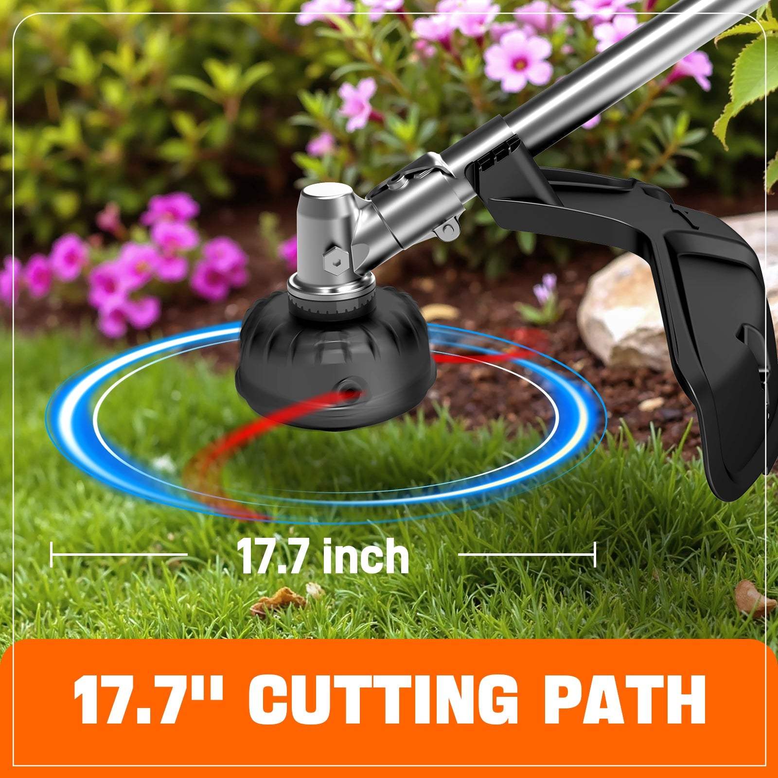 4QL® 31cc 4-Cycle 18" Gas String Trimmer, Attachment Capable | String Trimmers | SENIX Tools