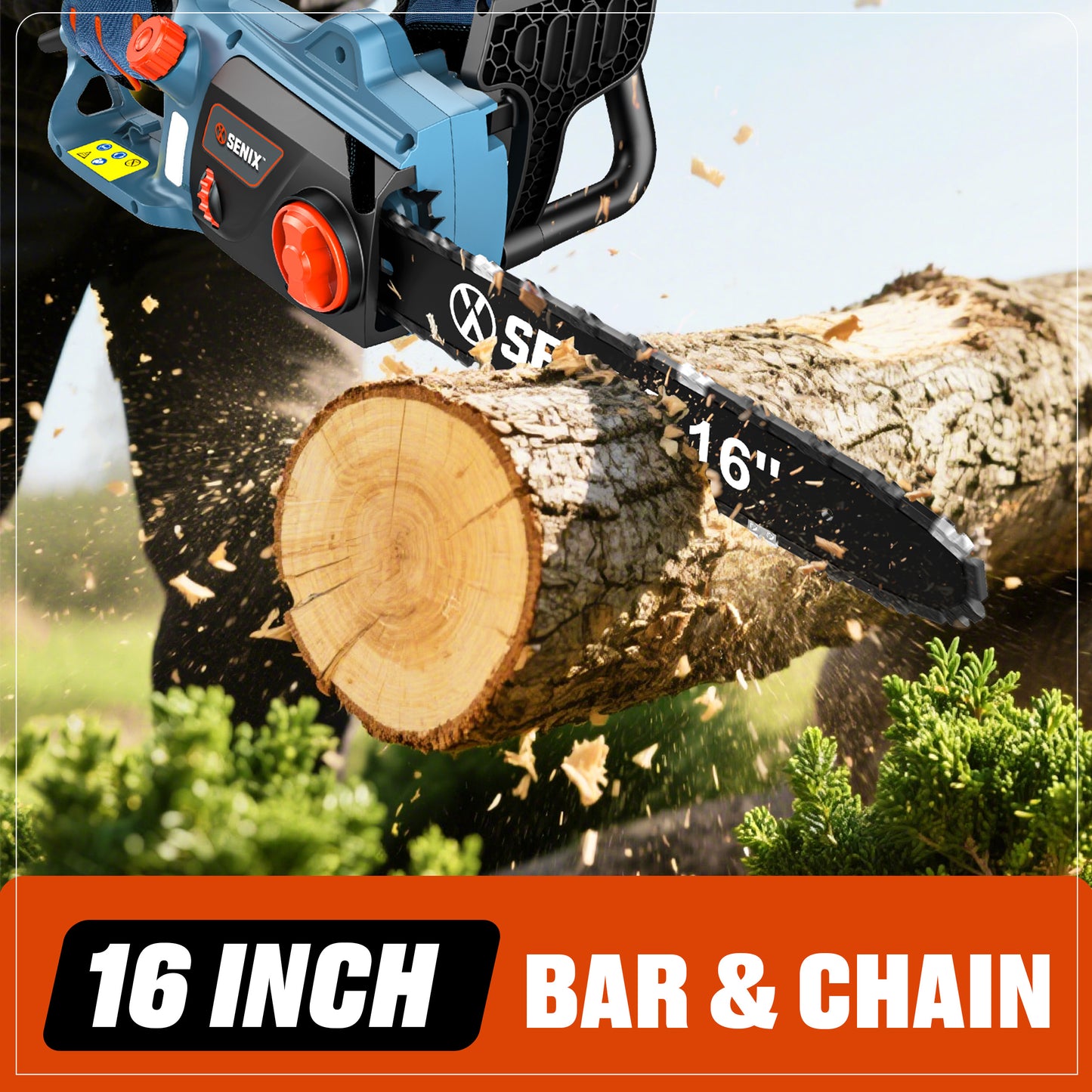 12 Amp 16" Corded Electric Chainsaw