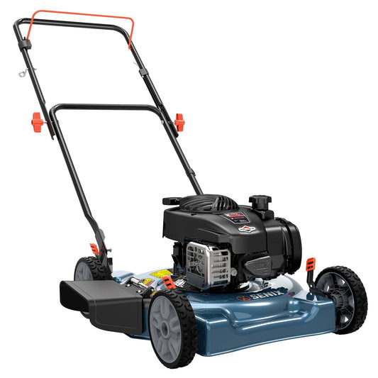 SENIX 20" 125cc 4-Cycle Briggs & Stratton Engine Gas Push Lawn Mower w | Lawn Mowers | SENIX Tools
