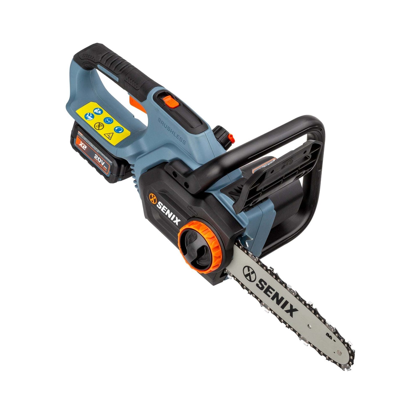 X2 20V Max Cordless Chainsaw, Brushless (Battery & Charger Included) | Chainsaws | SENIX Tools