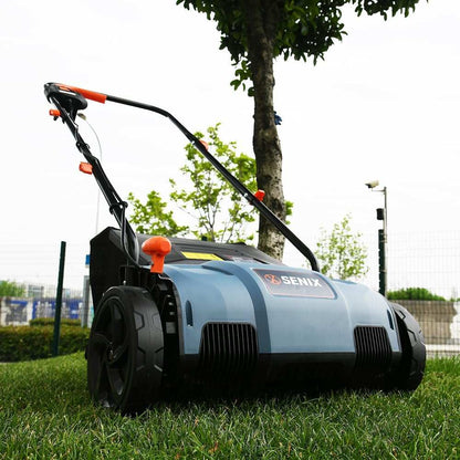 12 Amp 12.6" Corded Electric Dethatcher & Scarifier Combo | Dethatchers| SENIX Tools