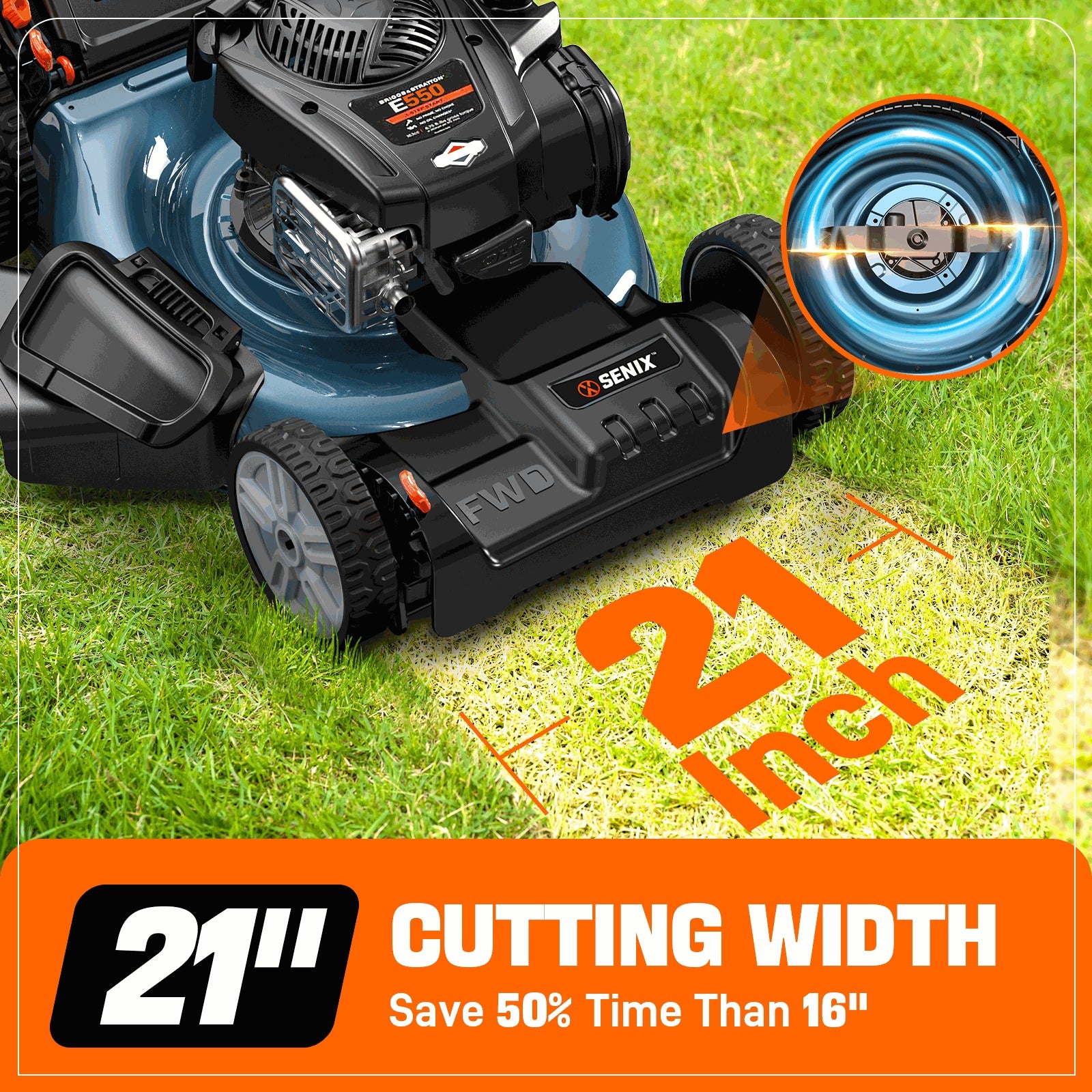 21-Inch Cutting Capacity