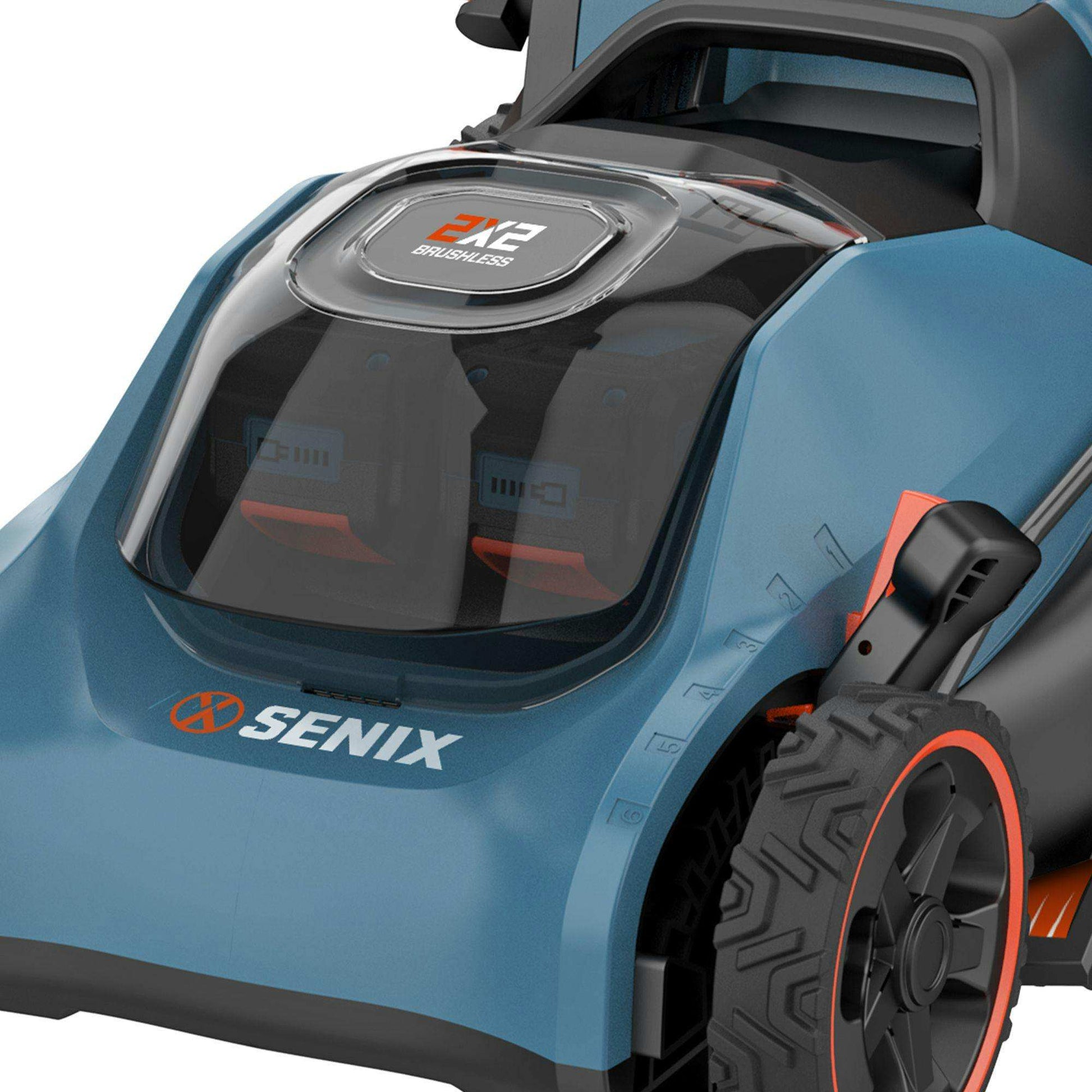 SENIX 2X2 40V Max* 17" Cordless Electric Push Lawn Mower 2-in-1 Mulchi | Lawn Mowers | SENIX Tools