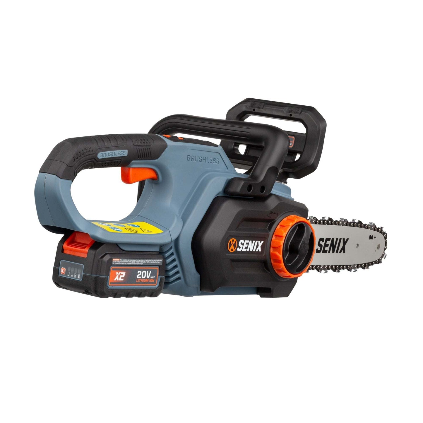 X2 20V Max Cordless Chainsaw, Brushless (Battery & Charger Included) | Chainsaws | SENIX Tools