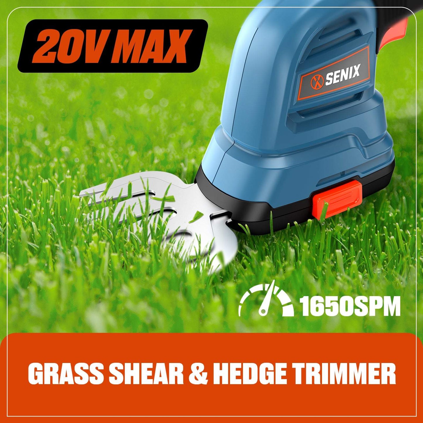X2 20V Max* Cordless Grass Shear/Shrubber (2.0 Ah Battery & Charger Included)