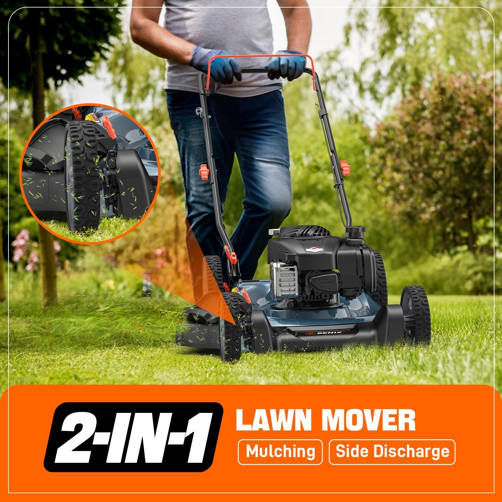 2-in-1 Mowing System