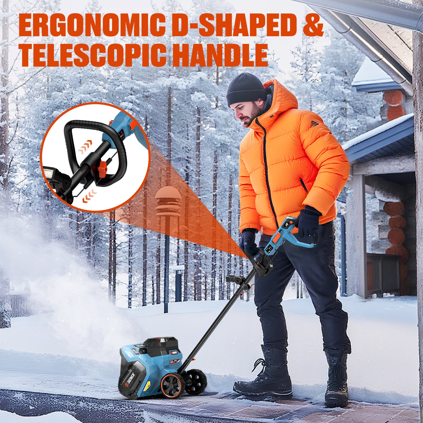 X6 60V Max* 15" Cordless Snow Shovel, Brushless (6.0 Ah Battery & Charger Included)