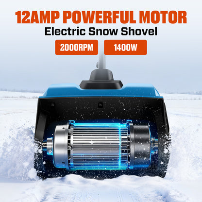 12 Amp 13" Corded Snow Shovel