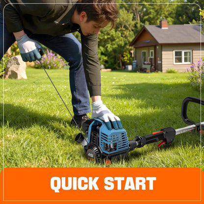 4QL® 31cc 4-Cycle 18" Gas String Trimmer, Attachment Capable | String Trimmers | SENIX Tools