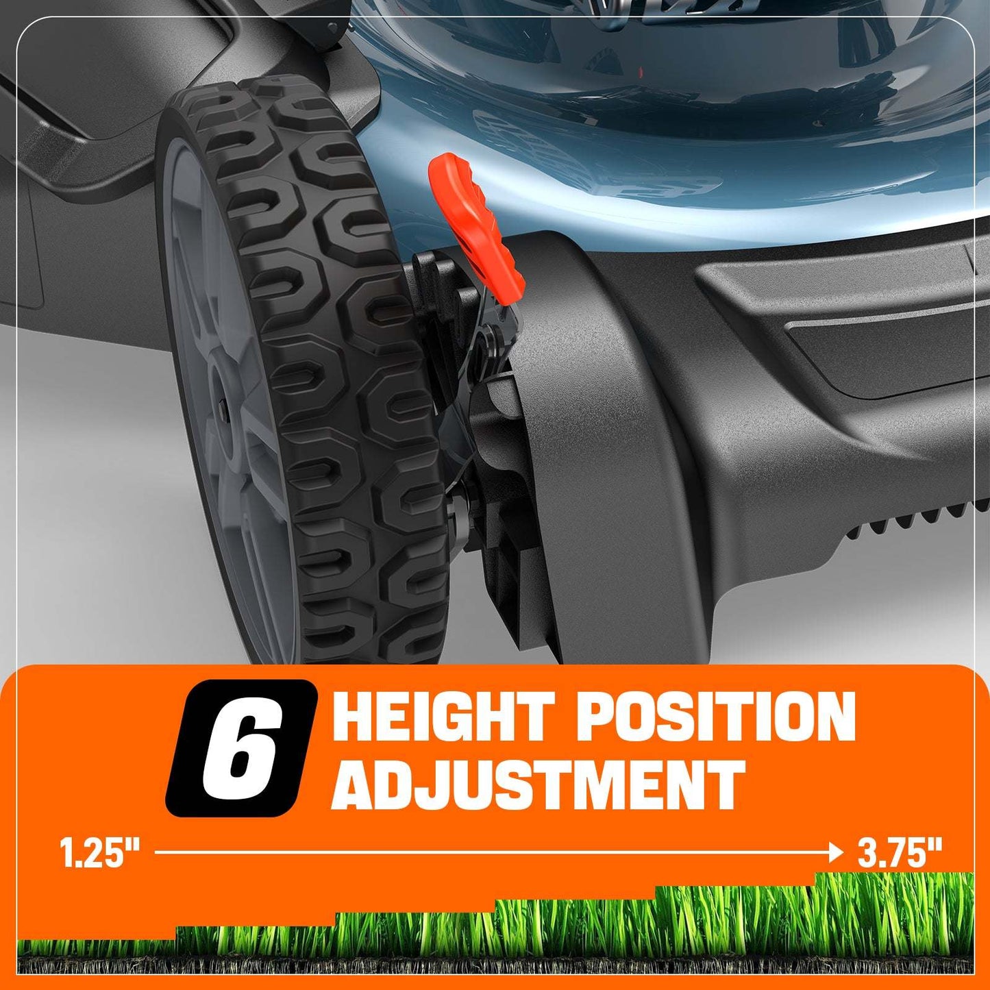 SENIX 21" 144cc 4-Cycle Gas Push Lawn Mower with Side-Discharge | SENIX Tools