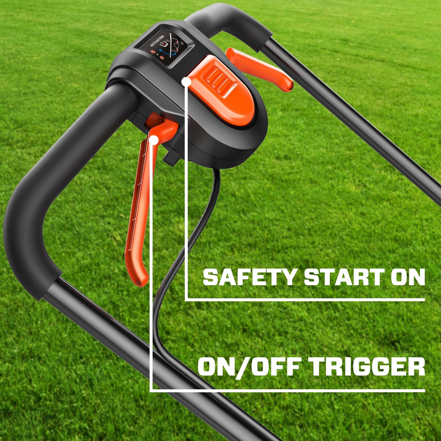 SENIX 2X2 40V Max* 15" Cordless Electric Push Lawn Mower 2-in-1 Baggin | Lawn Mowers | SENIX Tools