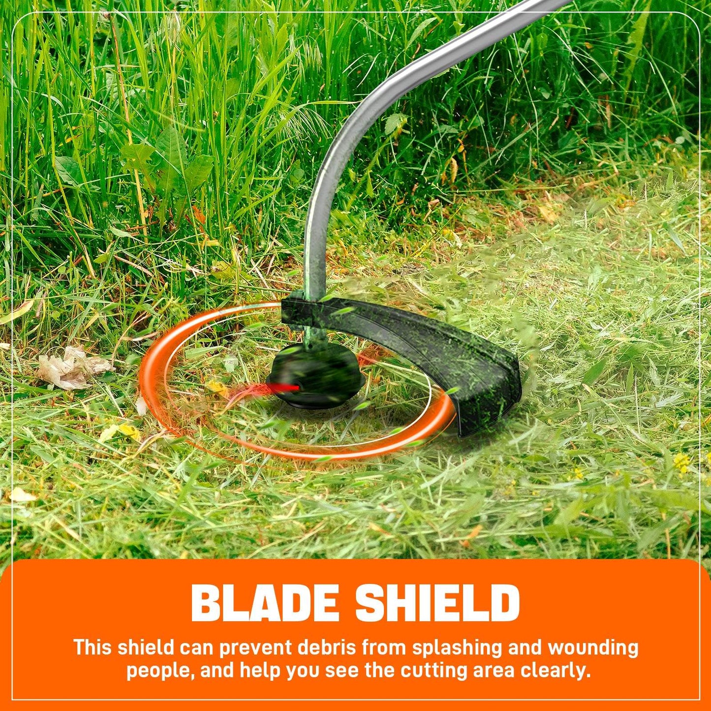 4QL® 26.5cc 4-Cycle 17" Gas String Trimmer, Attachment Capable