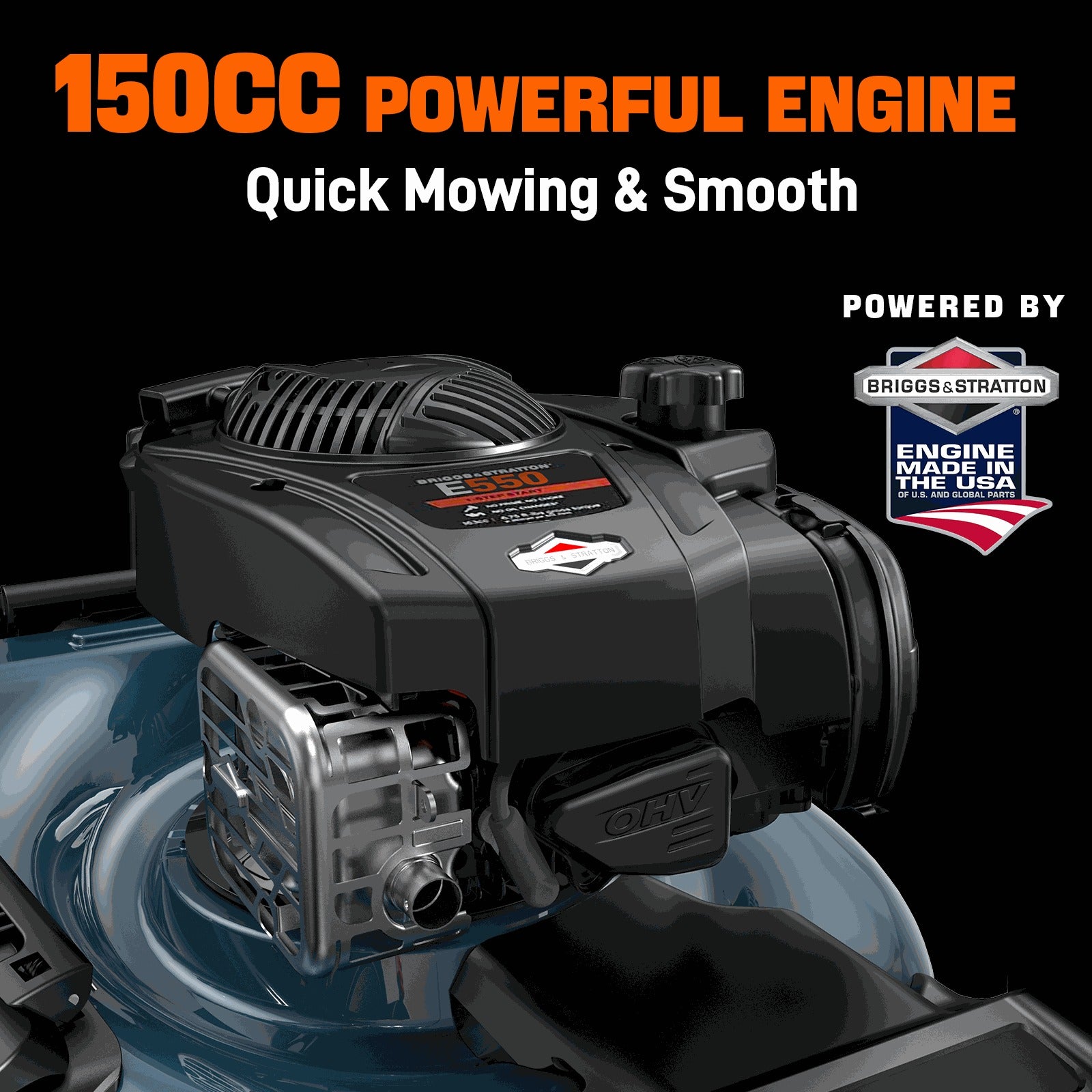 Powerful Briggs & Stratton Engine