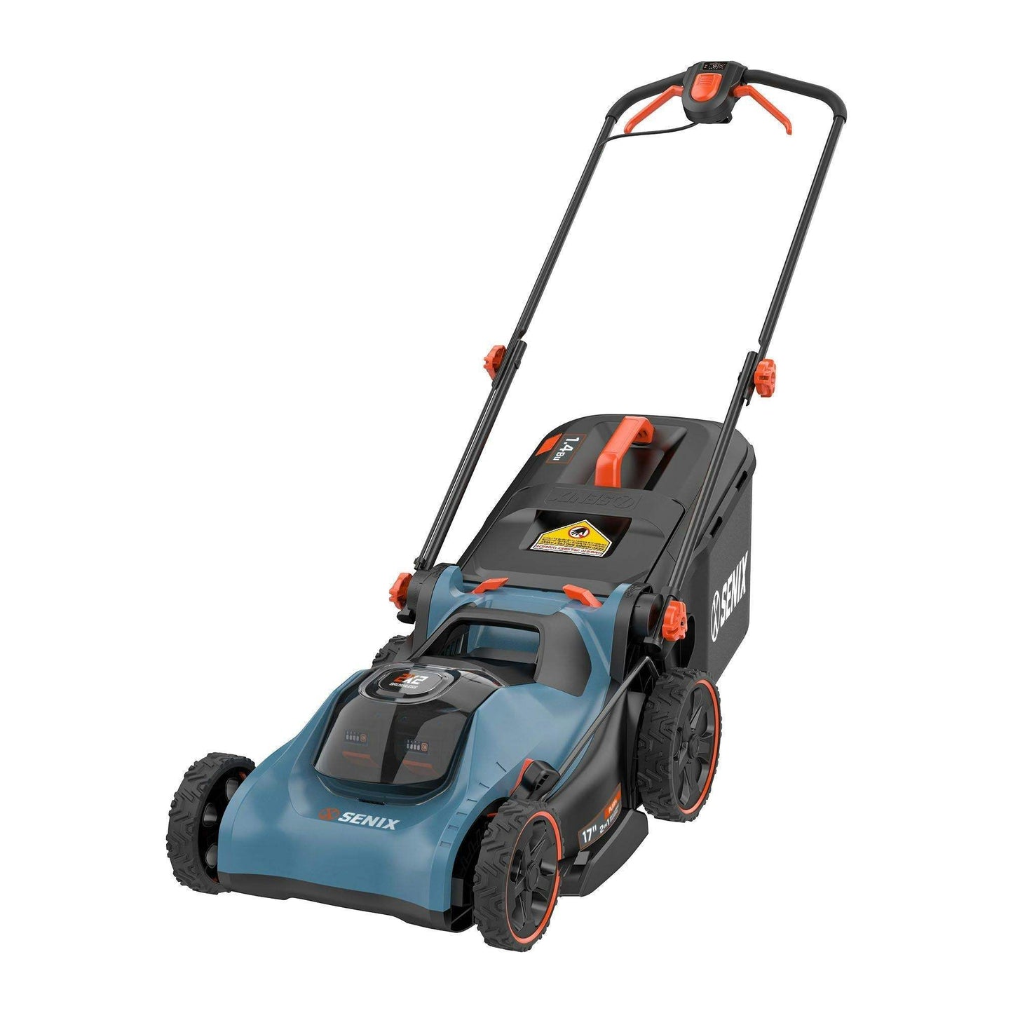 SENIX 2X2 40V Max* 17" Cordless Electric Push Lawn Mower 2-in-1 Mulchi | Lawn Mowers | SENIX Tools