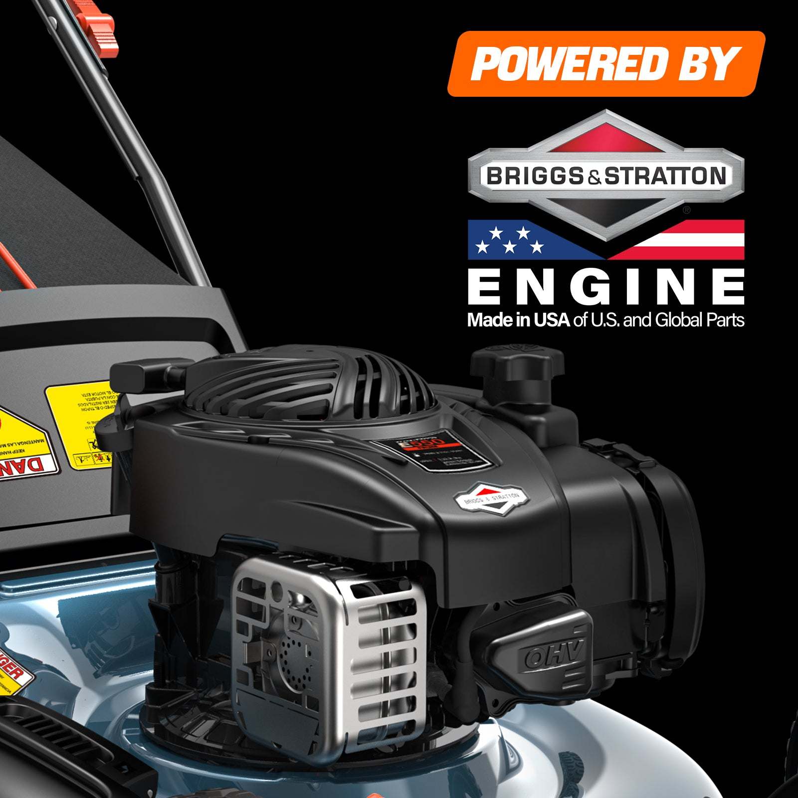 SENIX 21" 140cc Briggs & Stratton Engine Gas Push Lawn Mower | SENIX Tools
