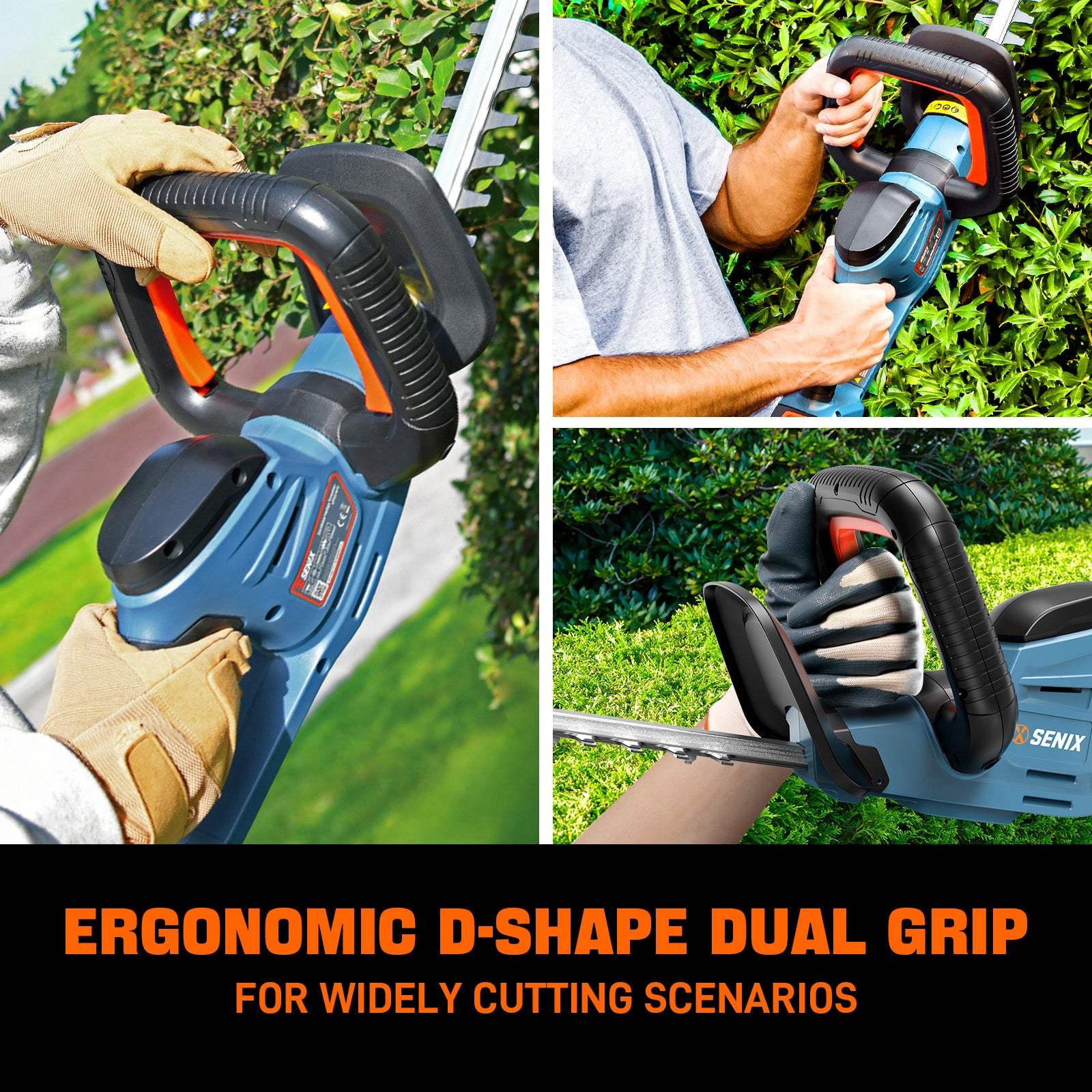 X2 20V Max* 18" Cordless Hedge Trimmer (Tool Only) | Hedge Trimmers | X2 20V Max 18" Cordless Hedge Trimmer - Tool Only | SENIX Tools