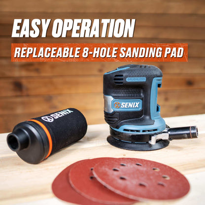 X2 20V Max* 5" Cordless 3-Speed Orbital Sander, Brushless (Tool Only)