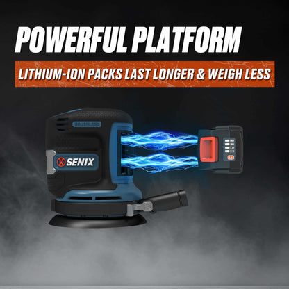 X2 20V Max* 5" Cordless 3-Speed Orbital Sander, Brushless (Tool Only)