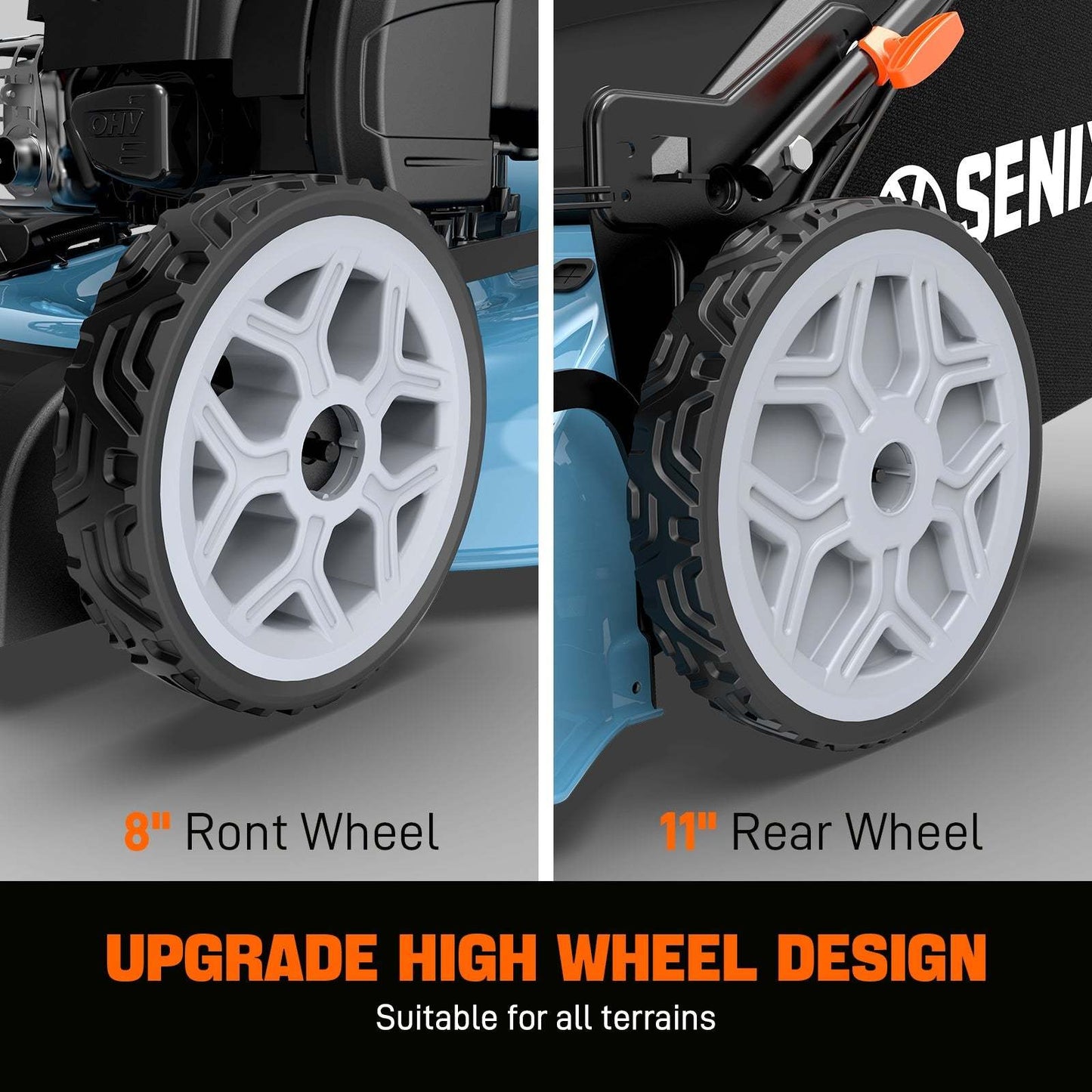 SENIX 22" 163cc 4-Cycle Briggs & Stratton Engine Gas Self-Propelled La | Lawn Mowers | SENIX Tools