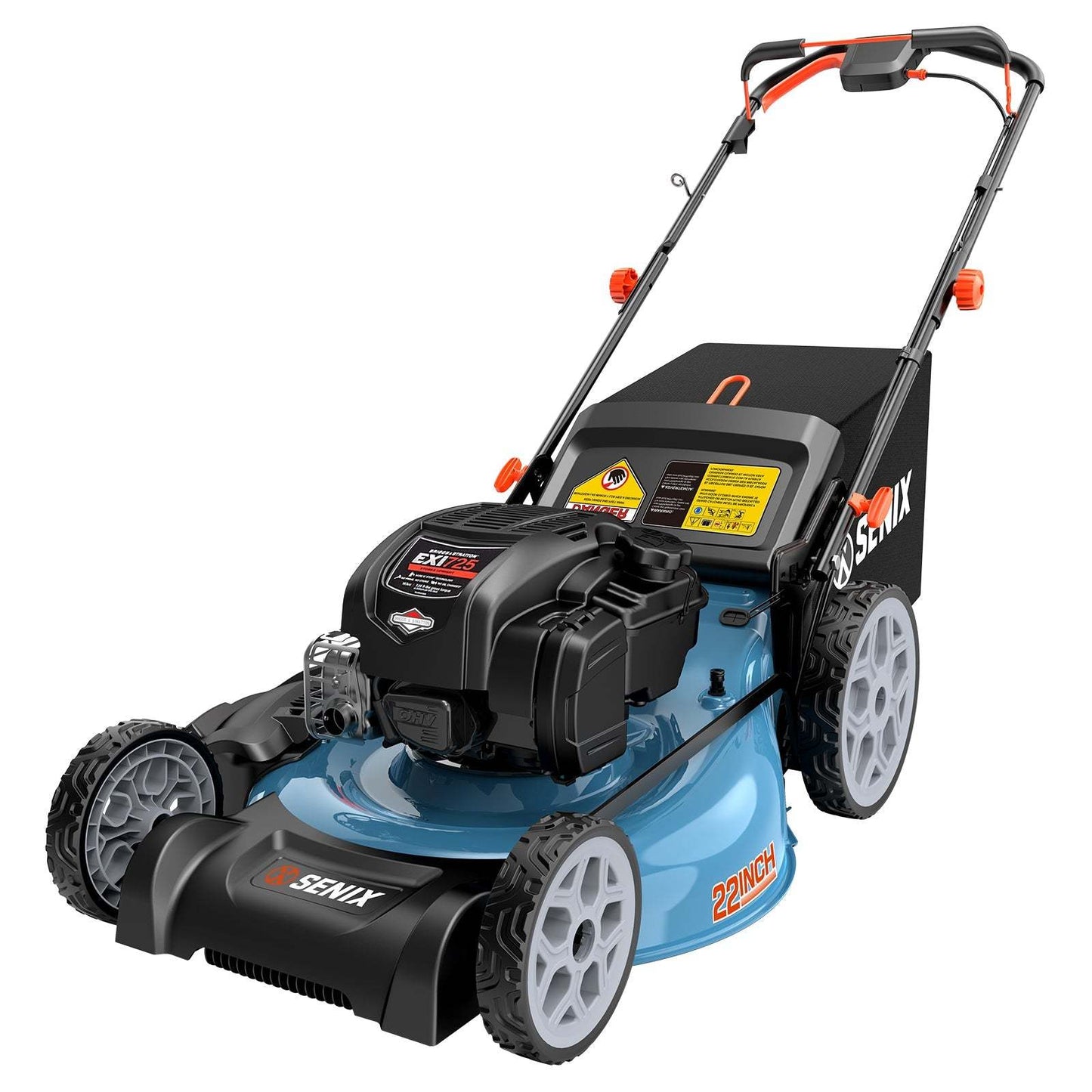 SENIX 22" 163cc 4-Cycle Briggs & Stratton Engine Gas Self-Propelled La | Lawn Mowers | SENIX Tools