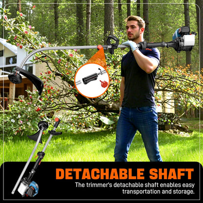 4QL® 26.5cc 4-Cycle 17" Gas String Trimmer, Attachment Capable