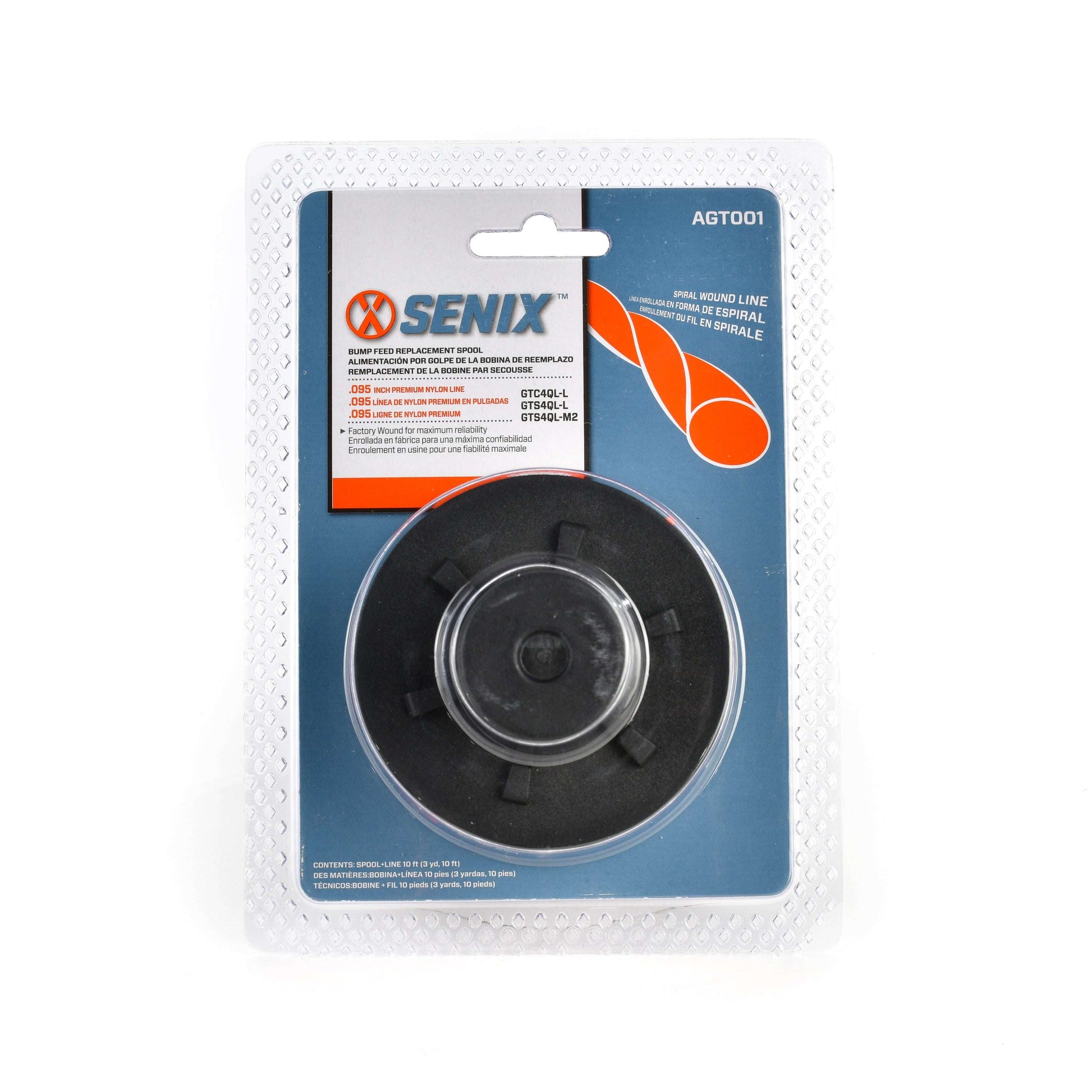 10 ft Spooled String Trimmer Line for Gas Powered 4QL® String Trimmers | Parts And Accessories | SENIX Tools