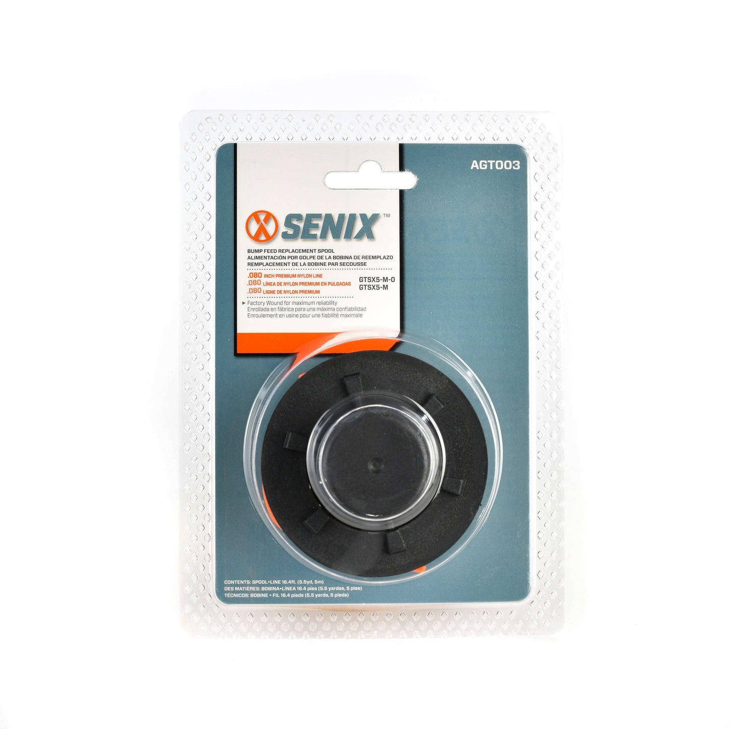 16.4 ft Spooled String Trimmer Line for 58V Max Cordless String Trimme | Parts And Accessories | SENIX Tools