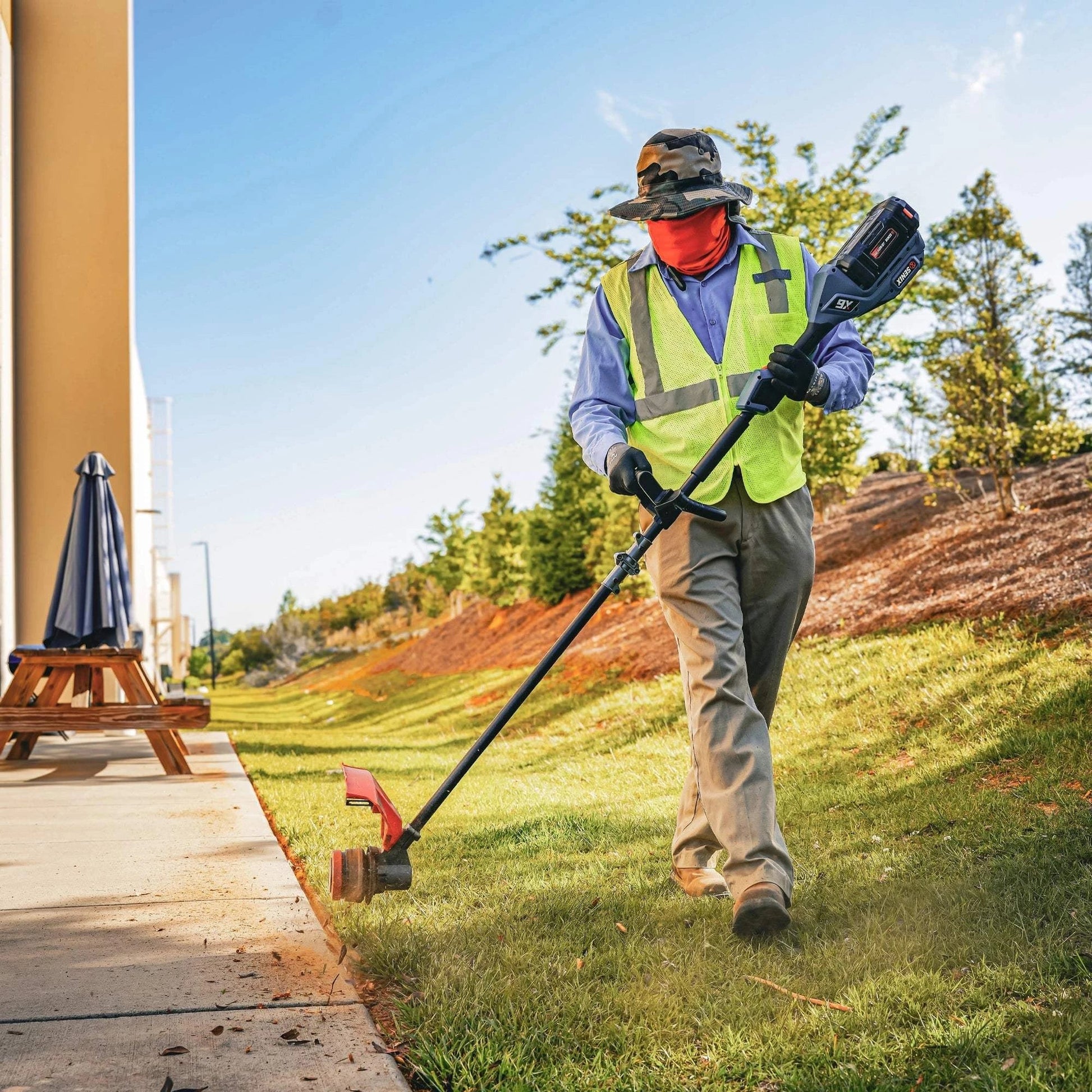 Lower Handle for X6 60V Cordless String Trimmer GTX6-M | Parts And Accessories | Lower Handle | SENIX Tools