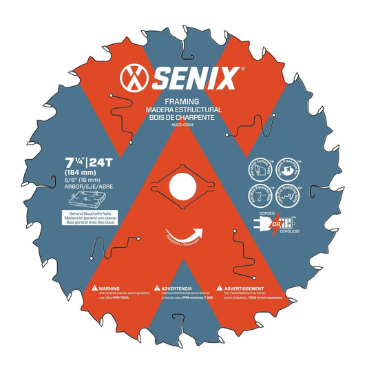 SENIX Circular Saw Wood Cutting Blade -  7-1/4" | SENIX Tools