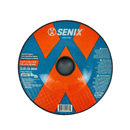 SENIX 4.5" Metal Grinding Wheel, Type 27 | SENIX Tools