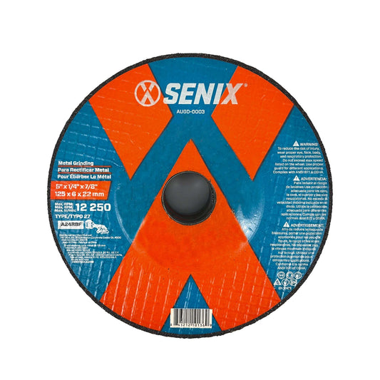 SENIX Metal Grinding Wheel - 5-Inch | Parts and Accessories | SENIX Tools