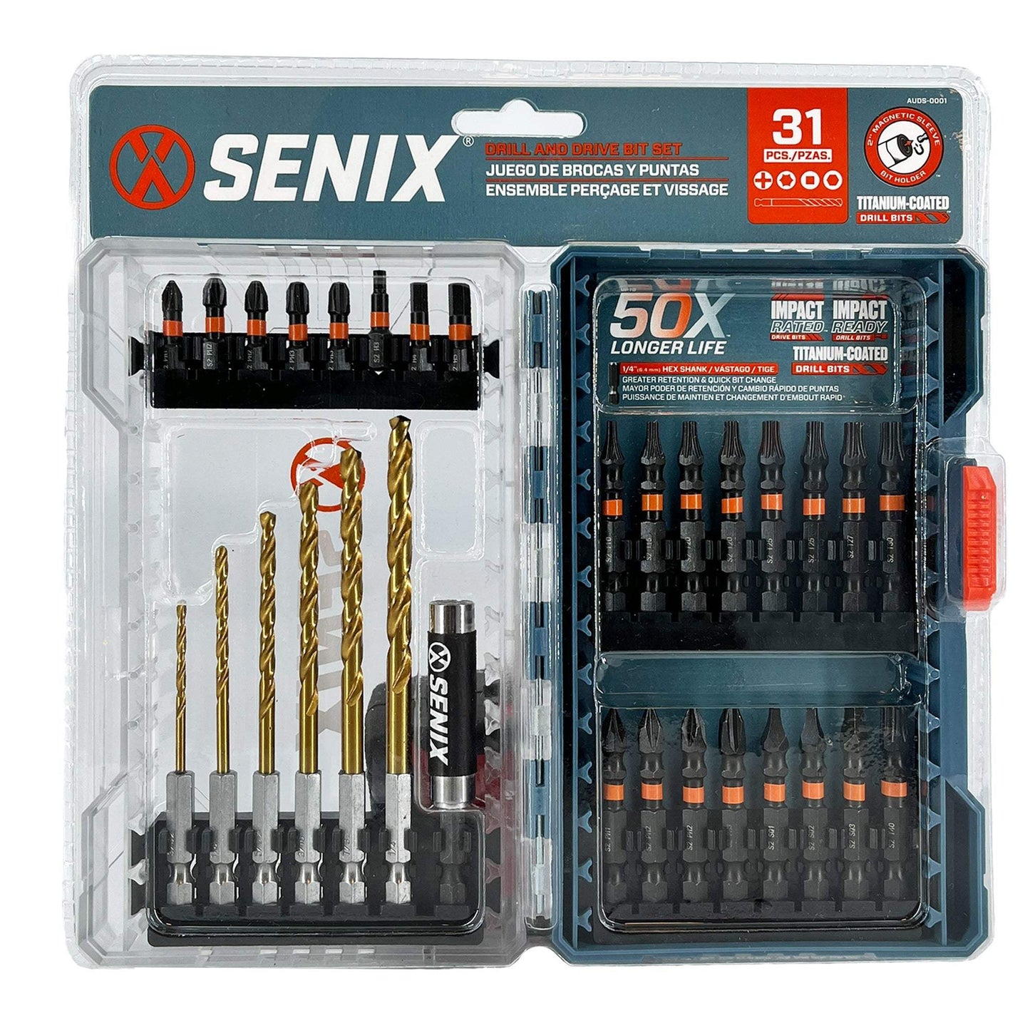 SENIX 31pc Drill and Driver Bit Set | Accessories | SENIX Tools
