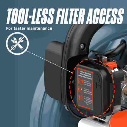 4QL® 26.5cc 4-Cycle Gas Powered Handheld Leaf Blower | Leaf Blowers | SENIX Tools