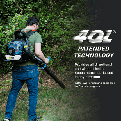 4QL® 49cc 4-Cycle Gas Backpack Leaf Blower | Leaf Blowers | SENIX Tools