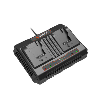 X2 20V Max* 6 Amp Dual-Port Charger, CHDX2-M | Chargers | SENIX Tools
