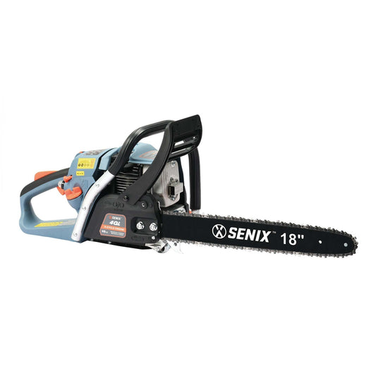 4QL® 49cc 4-Cycle 18" Gas Chainsaw with Oregon Bar and Chain | Chainsaws | SENIX Tools